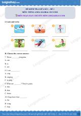 Đề thi giữa kì 1 Tiếng Anh 4 iLearn Smart Start - Đề số 1